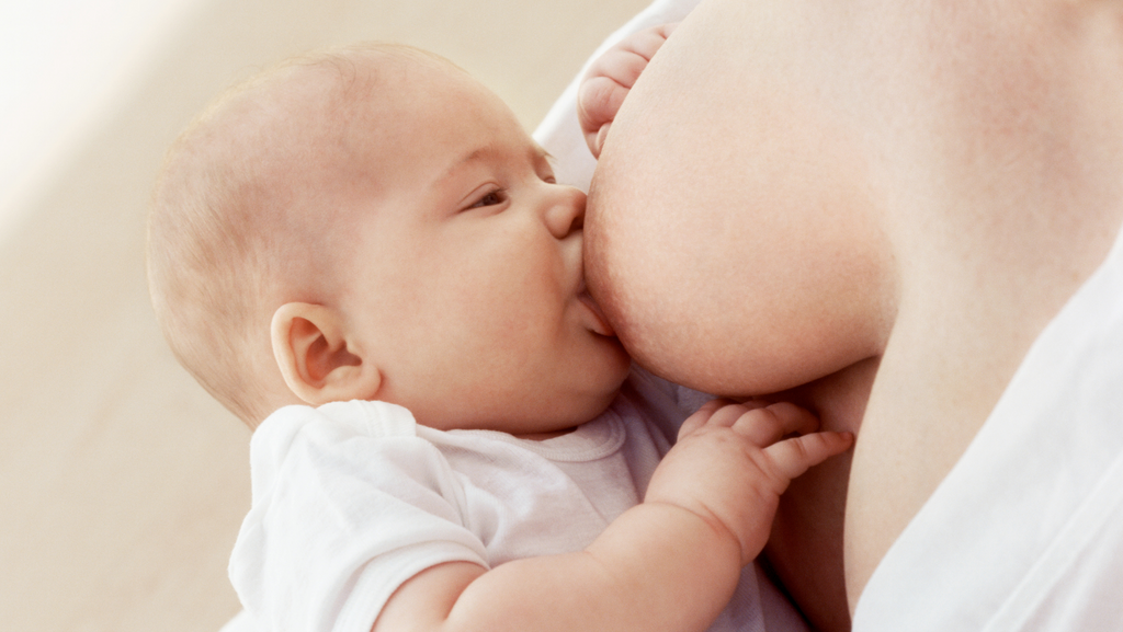 Breastfeeding mom hot sale and baby