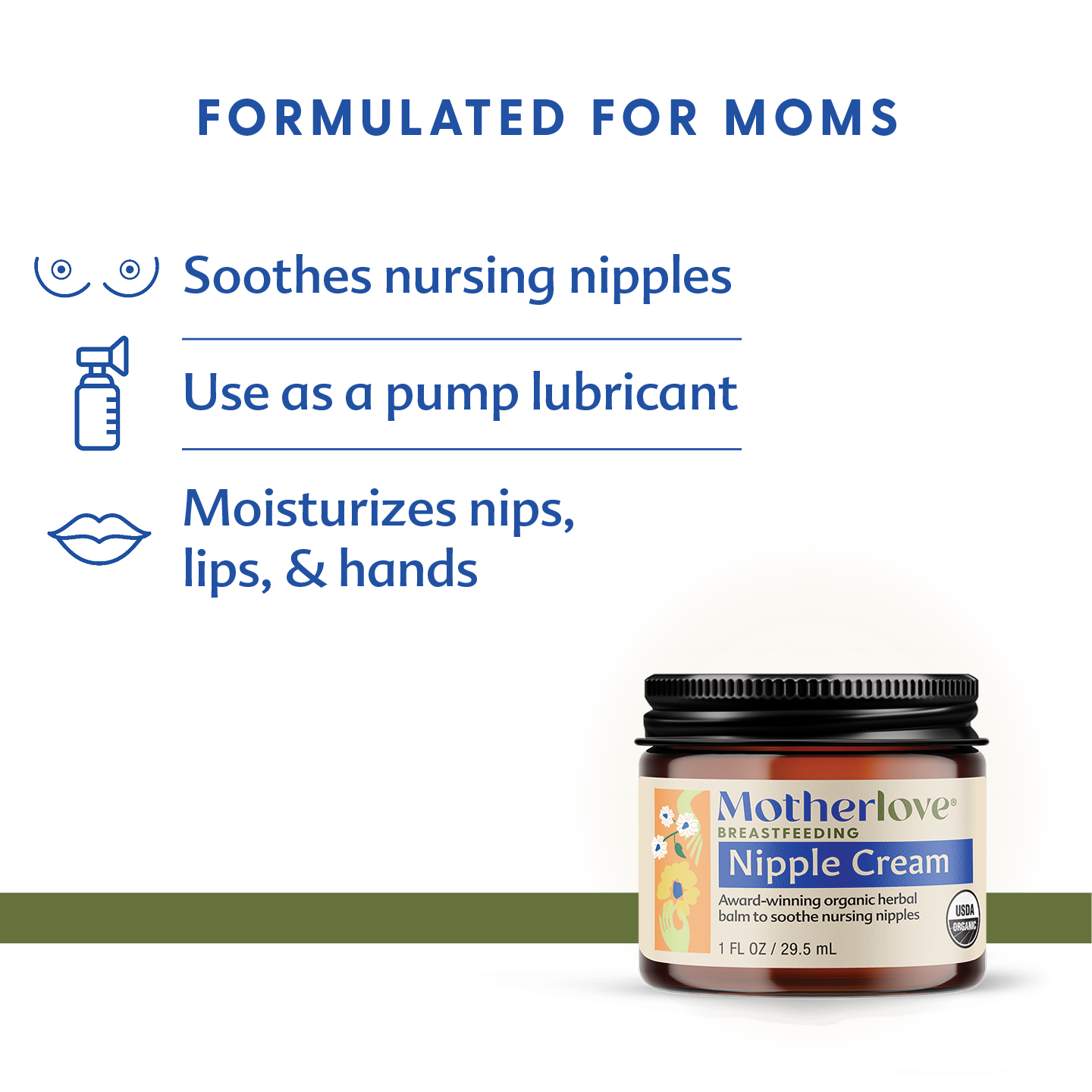 Motherlove, Nipple Cream - 1 oz jar